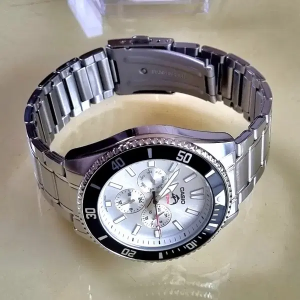 빈티지 극미품 유니콘 CASIO MDV-303D-7AV 백새치 청새치 흑새치 밀리터리 군사워치 다이버 카시오시계 - 5번째 이미지