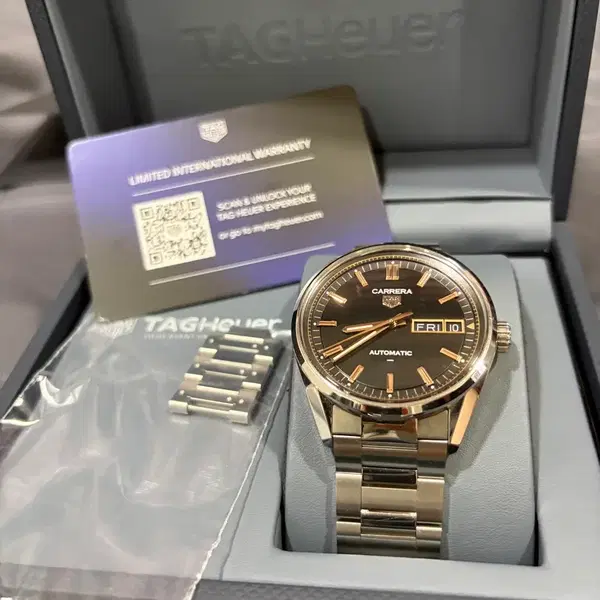 급매) 태그호이어 까레라 41mm 로즈골드 (WDA2111.BA0043)