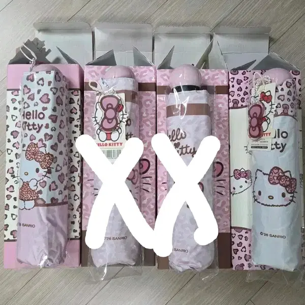 헬로키티 접이식 양우산 4단