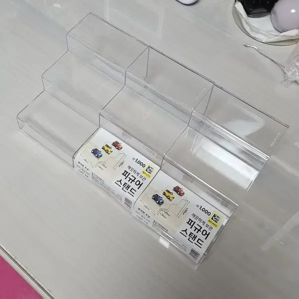 다이소 아크릴 3단 계단 일괄 (미사용)
